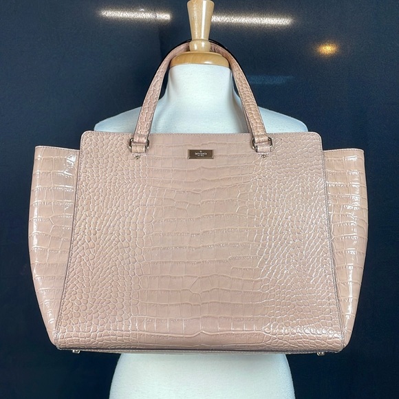 Kate Spade Bristol Drive Croc Elissa Tote - Picture 1 of 13